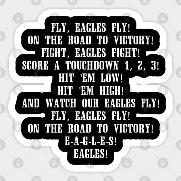 Fly Eagles Fly - Philadelphia Eagles Fight Song Sticker by SportCulture